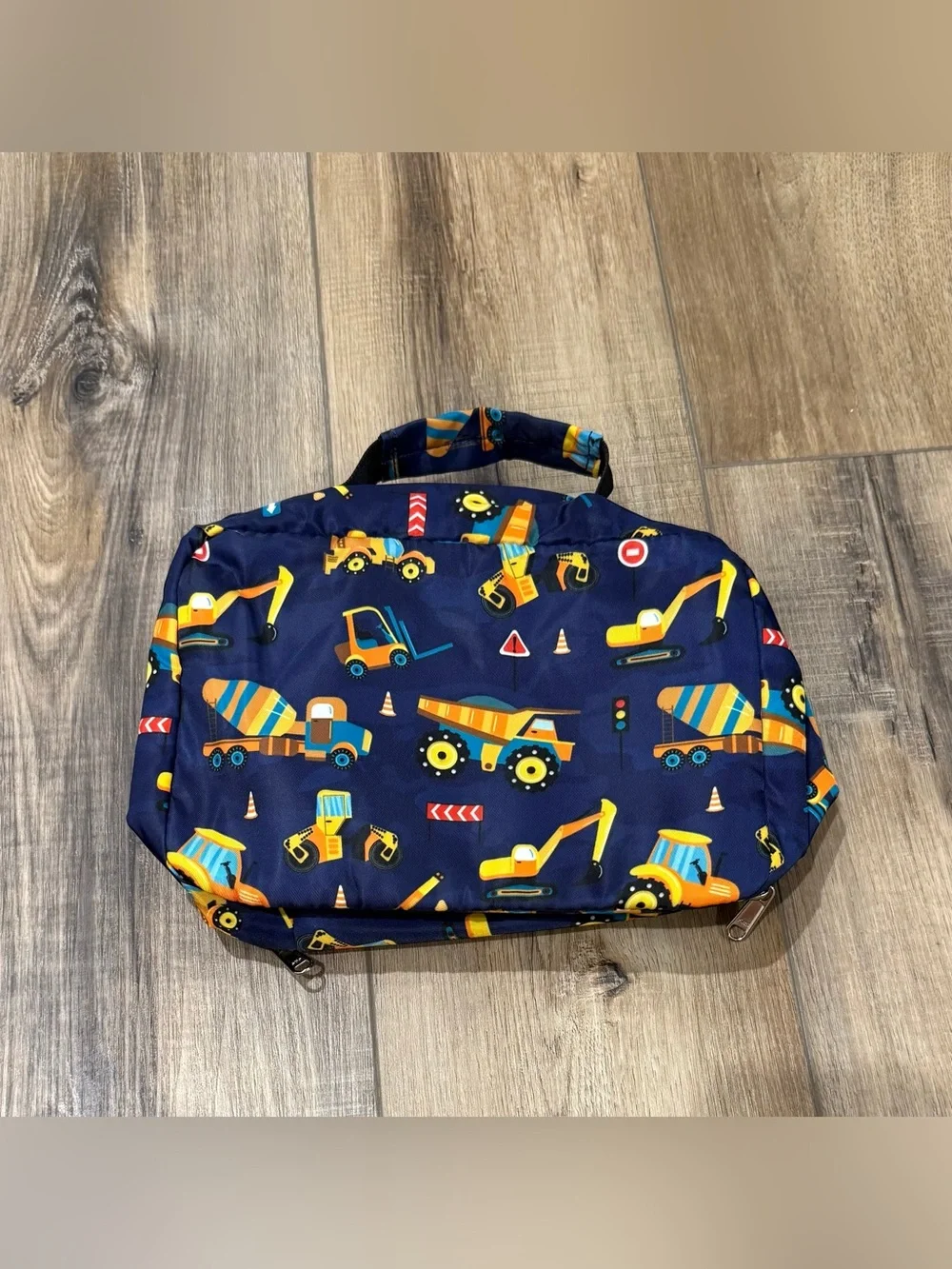 Kids Construction Backpack & Lunch Box Set Excavator Dump Truck School